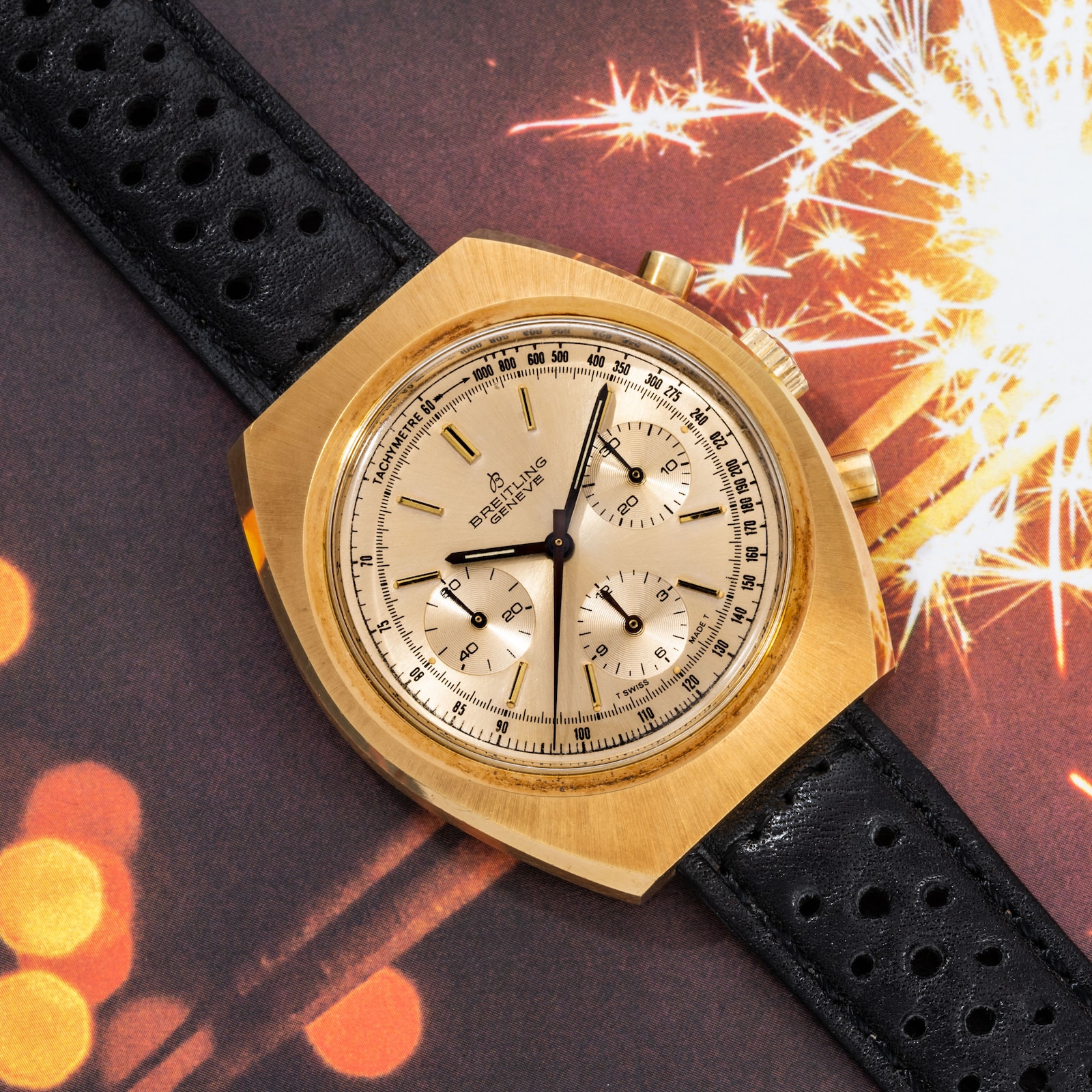 Pre-Owned Breitling by Analog Shift 'Long Playing' Chronograph