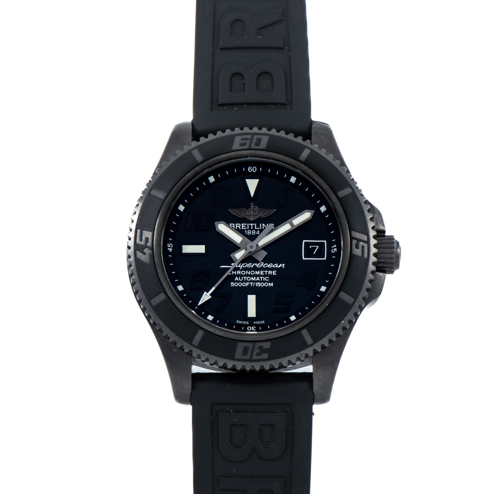 Pre-Owned Breitling Superocean Blacksteel