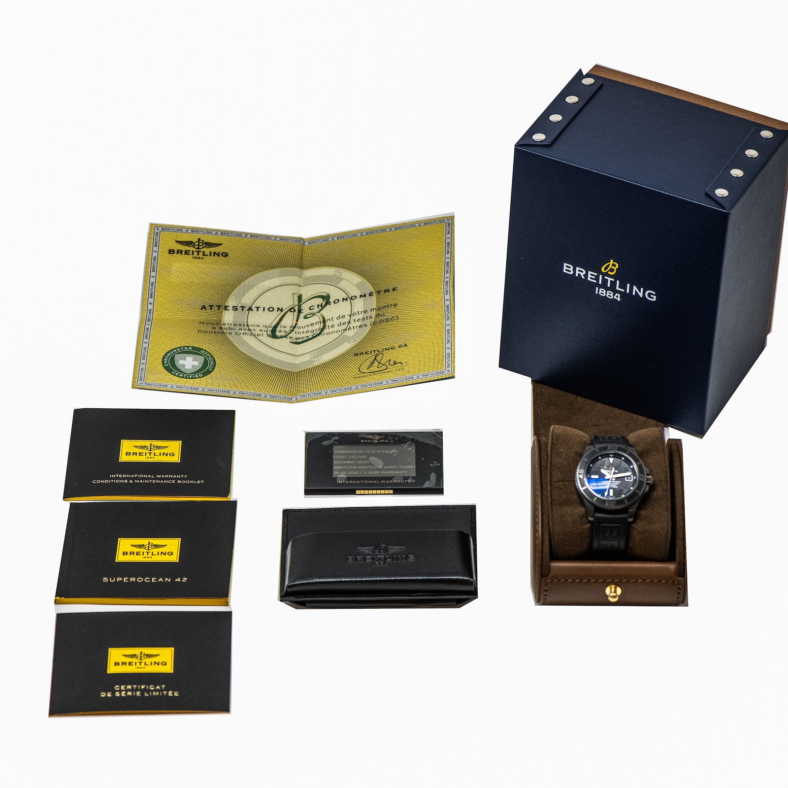 Pre-Owned Breitling Superocean Blacksteel