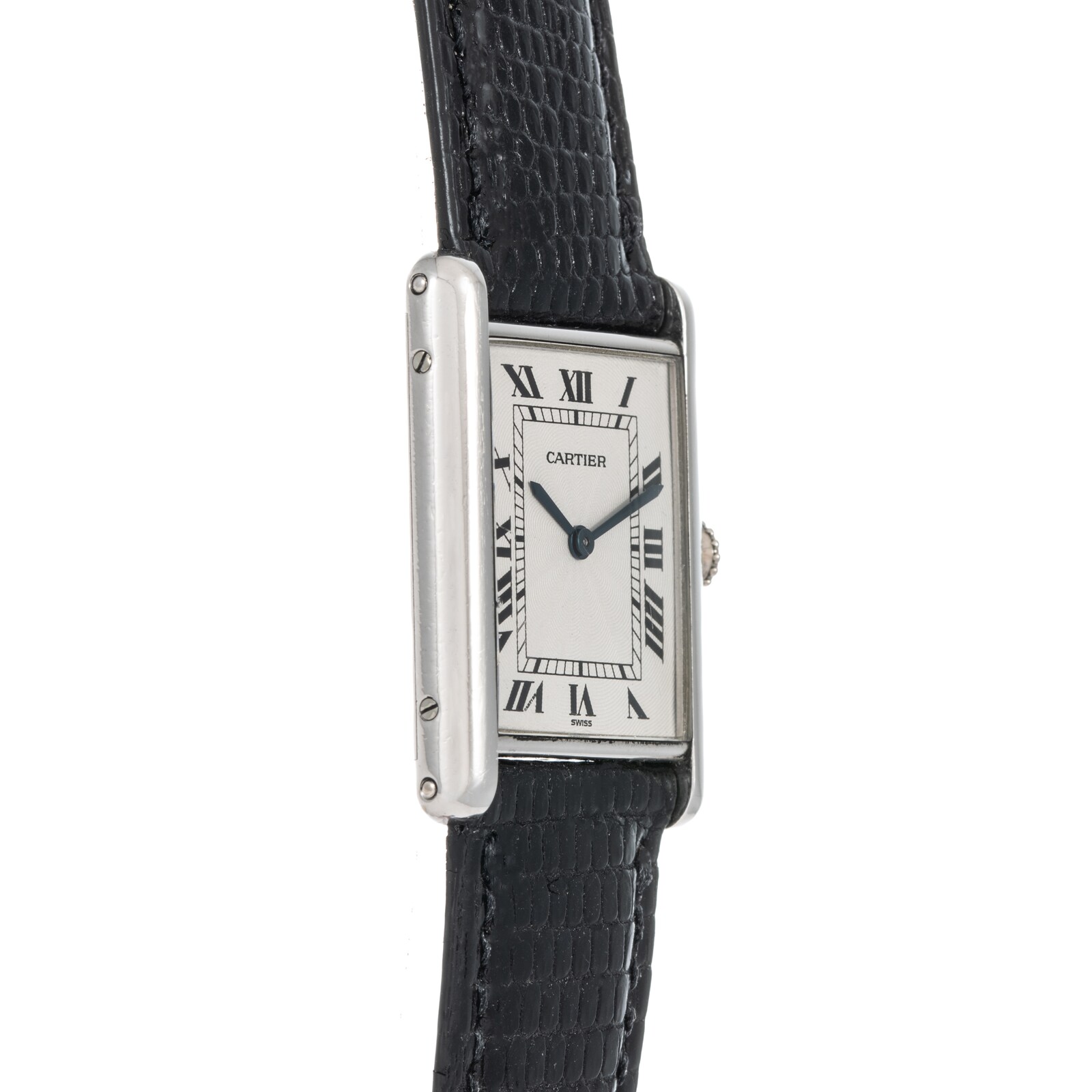 Pre-Owned Cartier by Analog Shift Tank Louis Mechanique Platinum
