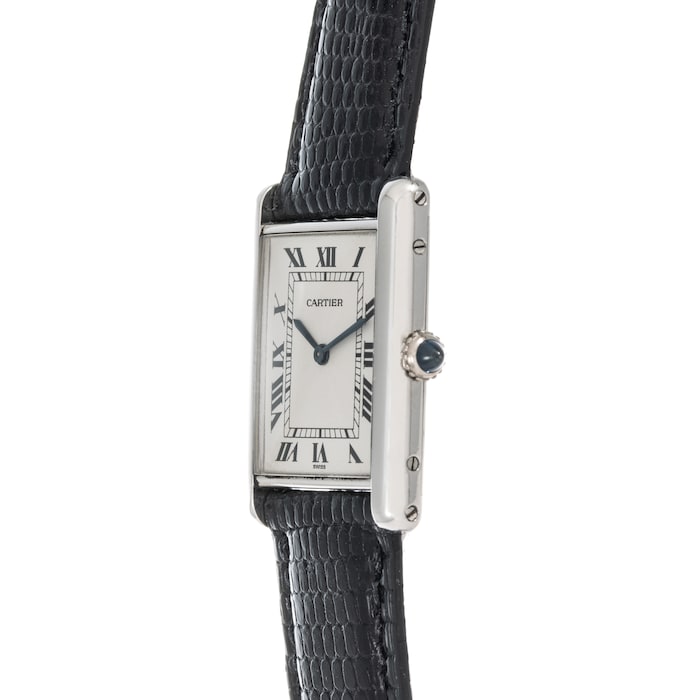 Pre-Owned Cartier by Analog Shift Tank Louis Mechanique Platinum