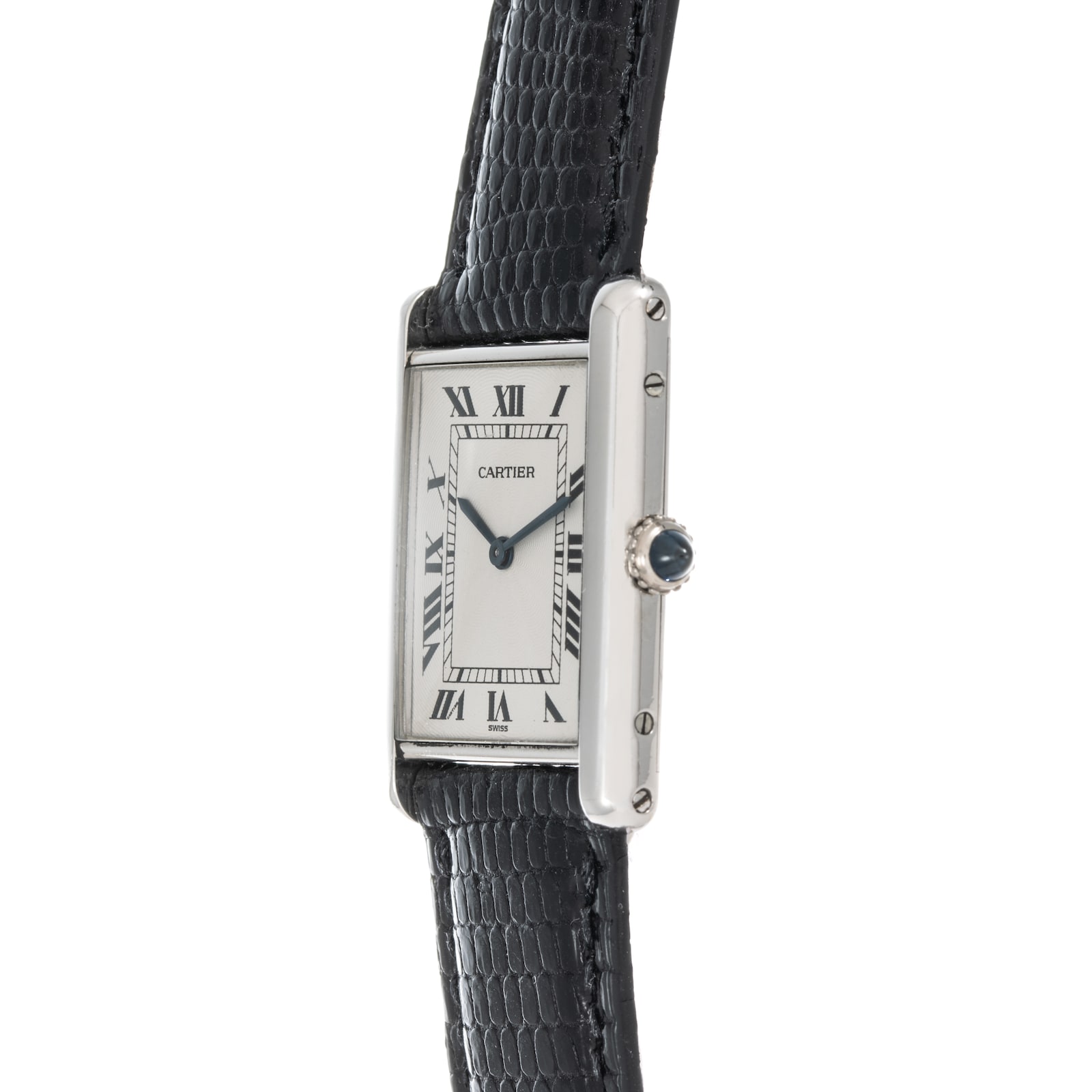 Pre-Owned Cartier by Analog Shift Tank Louis Mechanique Platinum