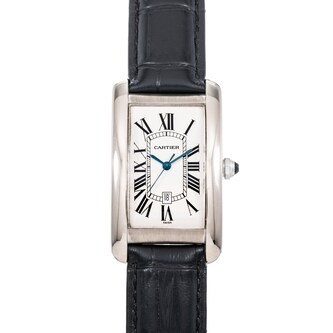 Pre-Owned Cartier Tank Americaine Automatic Pre-Owned Cartier Tank Americaine Automatic