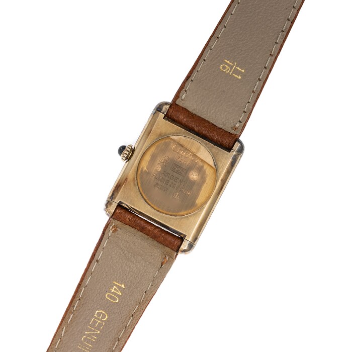 Pre-Owned Cartier 'Must De Cartier' Tank Louis 'Bourdeaux'