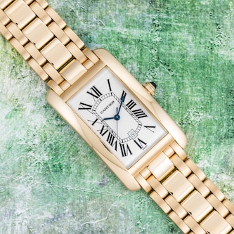 Pre-Owned Cartier Tank Americaine Automatic Pre-Owned Cartier Tank Americaine Automatic