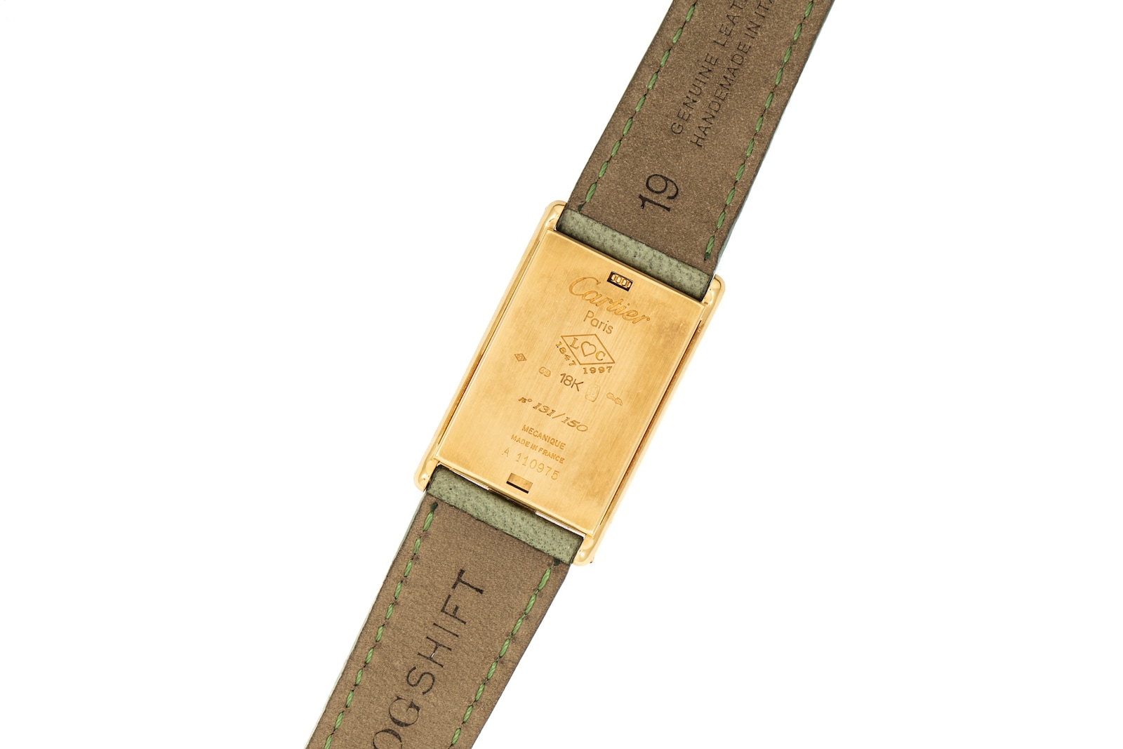 Pre-Owned Cartier Tank Basculante Mecanique