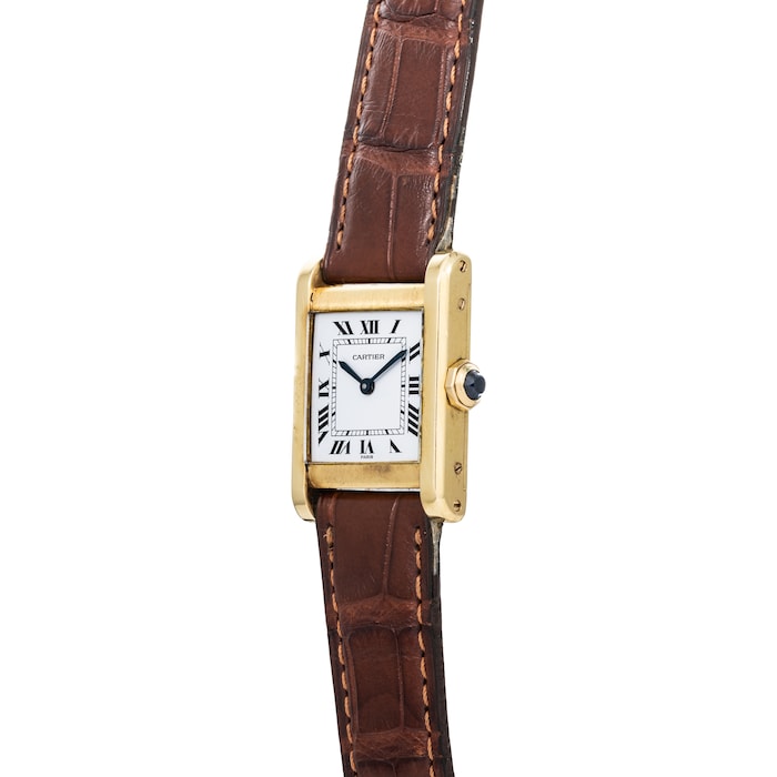 Cartier Tank Normale Cartier 66014 Small SM PM Mini 18k Gold