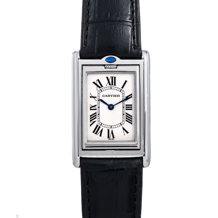 Pre-Owned Cartier by Analog Shift Tank Basculante Mecanique
