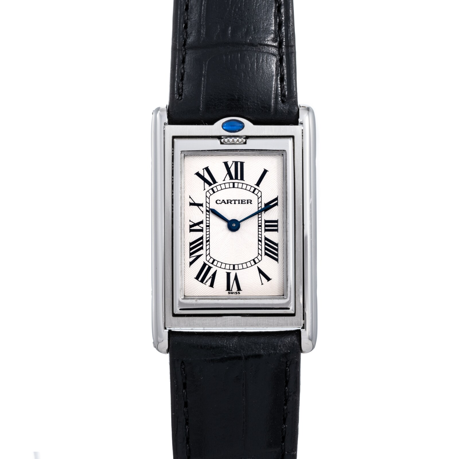Pre-Owned Cartier by Analog Shift Tank Basculante Mecanique