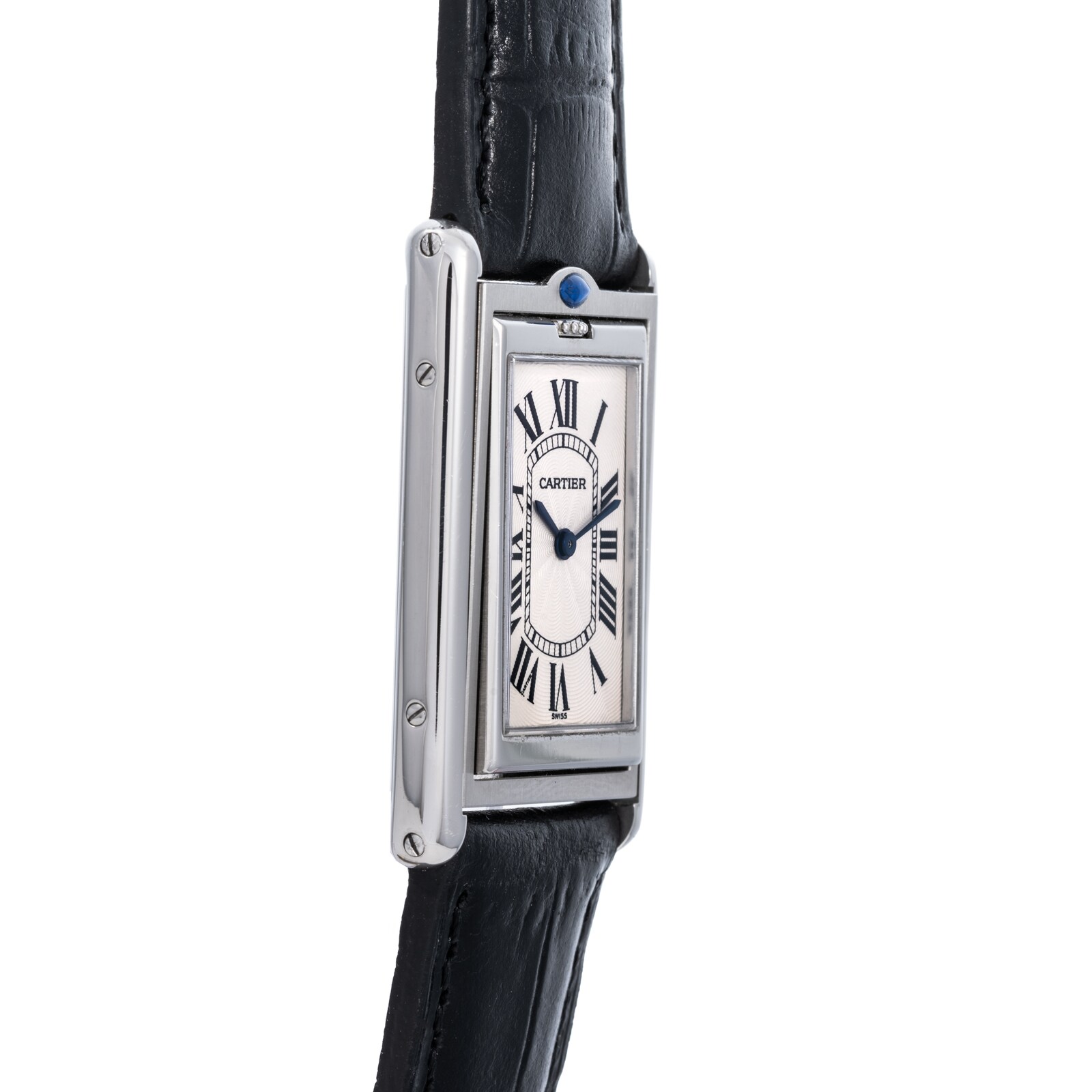 Pre-Owned Cartier by Analog Shift Tank Basculante Mecanique