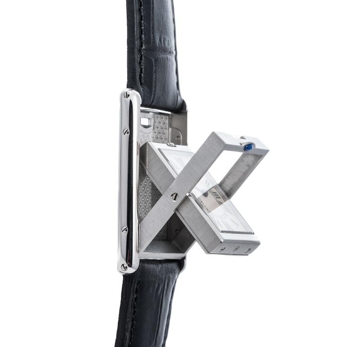 Pre-Owned Cartier by Analog Shift Tank Basculante Mecanique