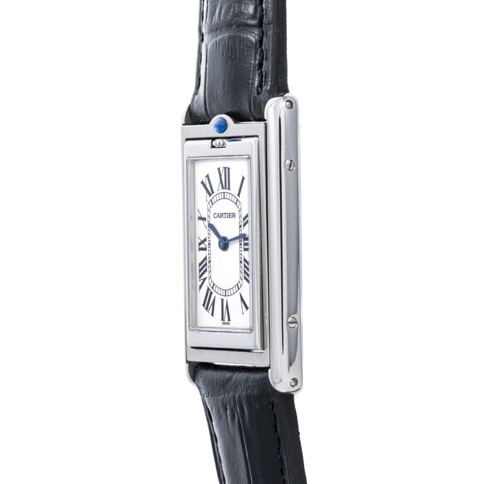 Pre-Owned Cartier by Analog Shift Tank Basculante Mecanique
