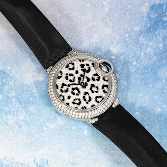 Pre-Owned Cartier Ballon Bleu 'Panther Spots'