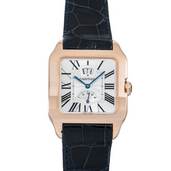 Pre-Owned Cartier Santos Dumont Calendar Power Reserve