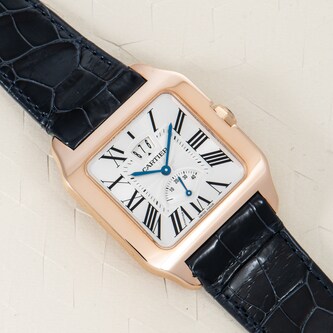 Pre-Owned Cartier Santos Dumont Calendar Power Reserve