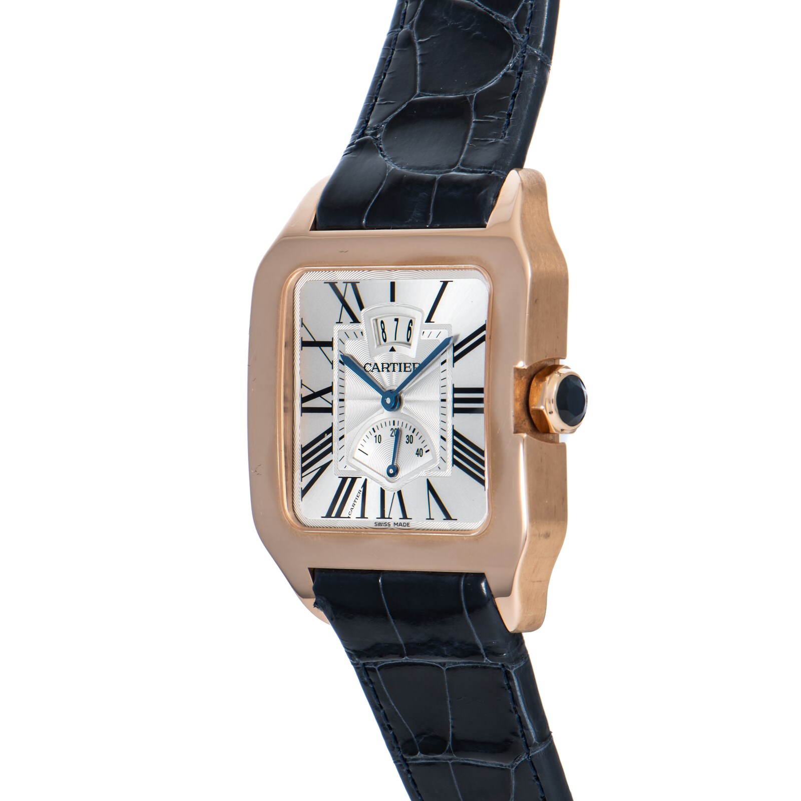 Pre-Owned Cartier Santos Dumont Calendar Power Reserve