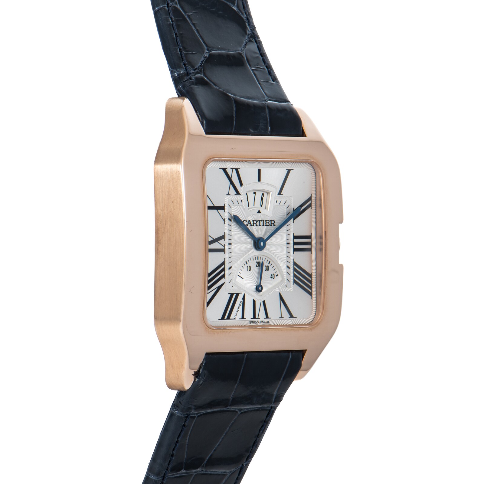 Pre-Owned Cartier Santos Dumont Calendar Power Reserve