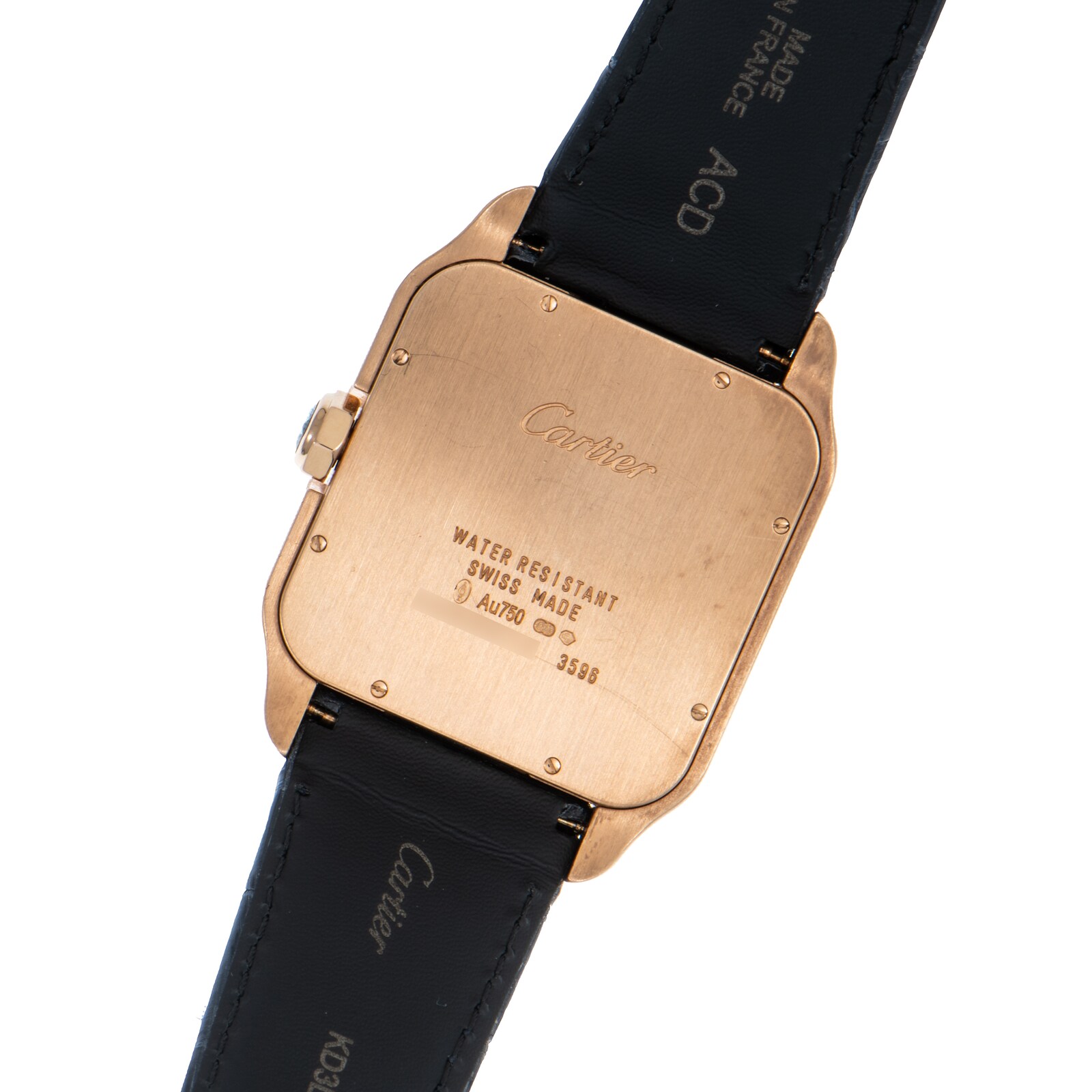 Pre-Owned Cartier Santos Dumont Calendar Power Reserve