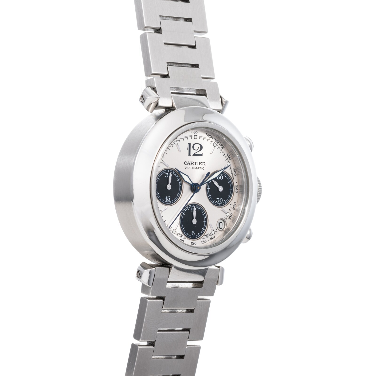 Pre-Owned Cartier Pasha 'Panda' Chronograph