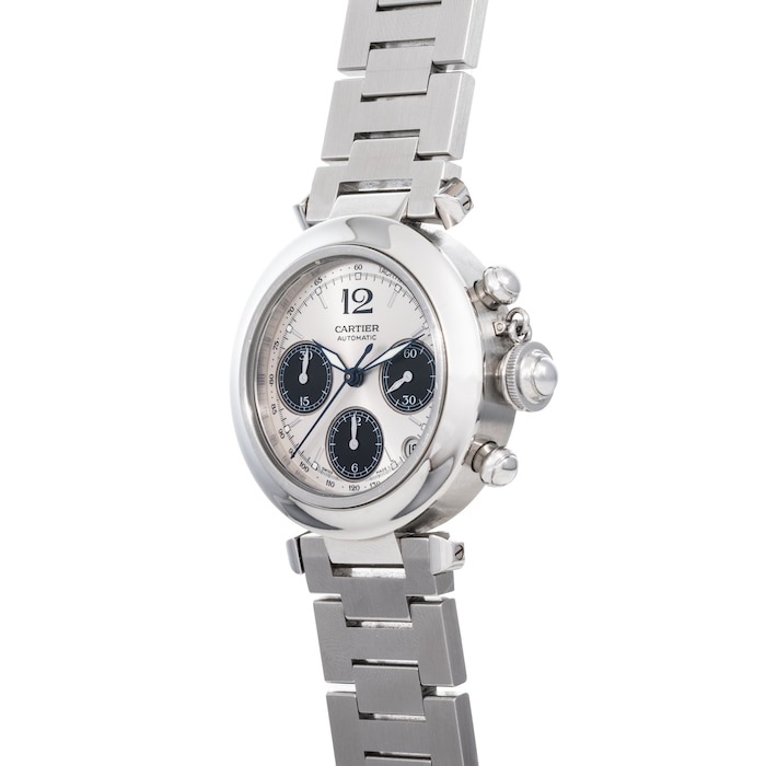 Pre-Owned Cartier Pasha 'Panda' Chronograph