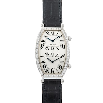 Pre-Owned Cartier Tonneau Dual-Time