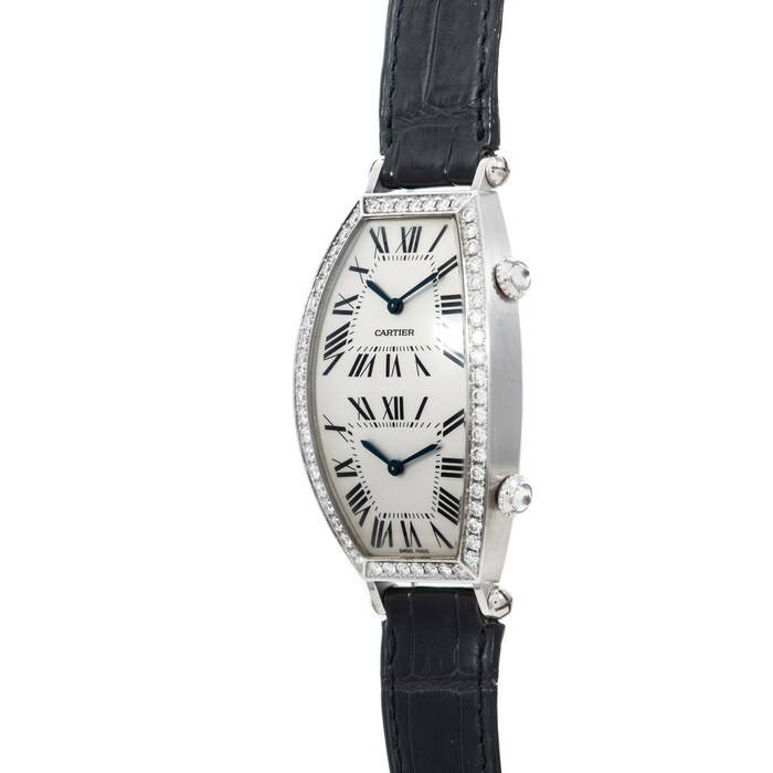 Pre-Owned Cartier Tonneau Dual-Time