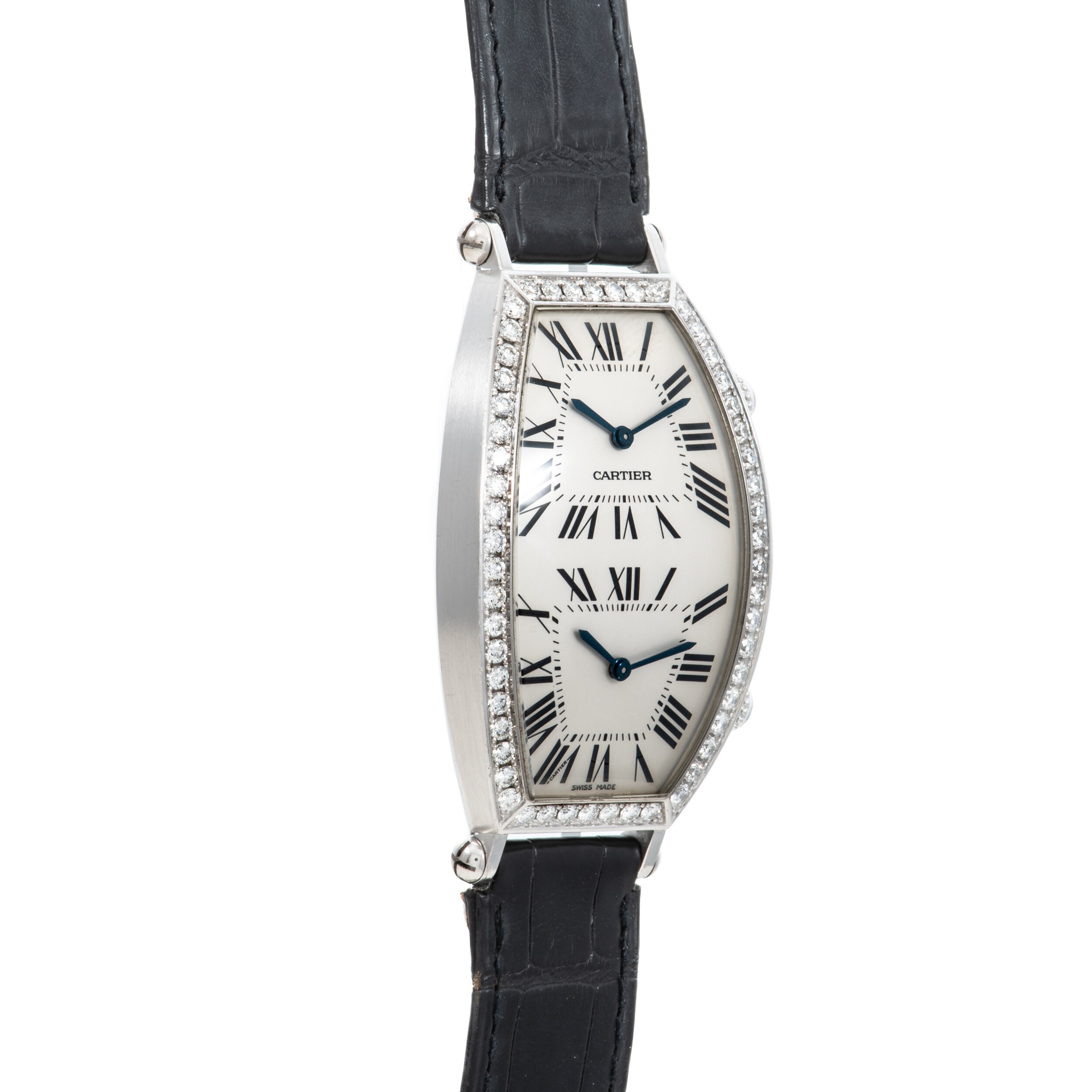 Cartier tonneau dual on sale time