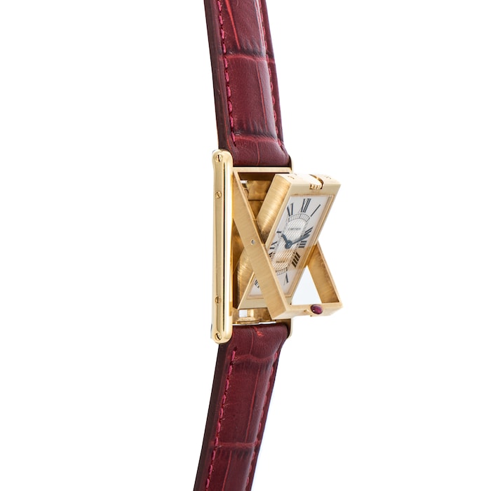 Pre-Owned Cartier Tank Basculante Mecanique 150th Anniversary Limtied Edition