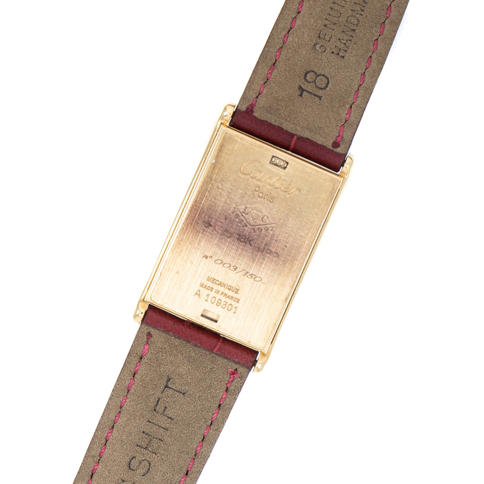 Pre-Owned Cartier Tank Basculante Mecanique 150th Anniversary Limtied Edition