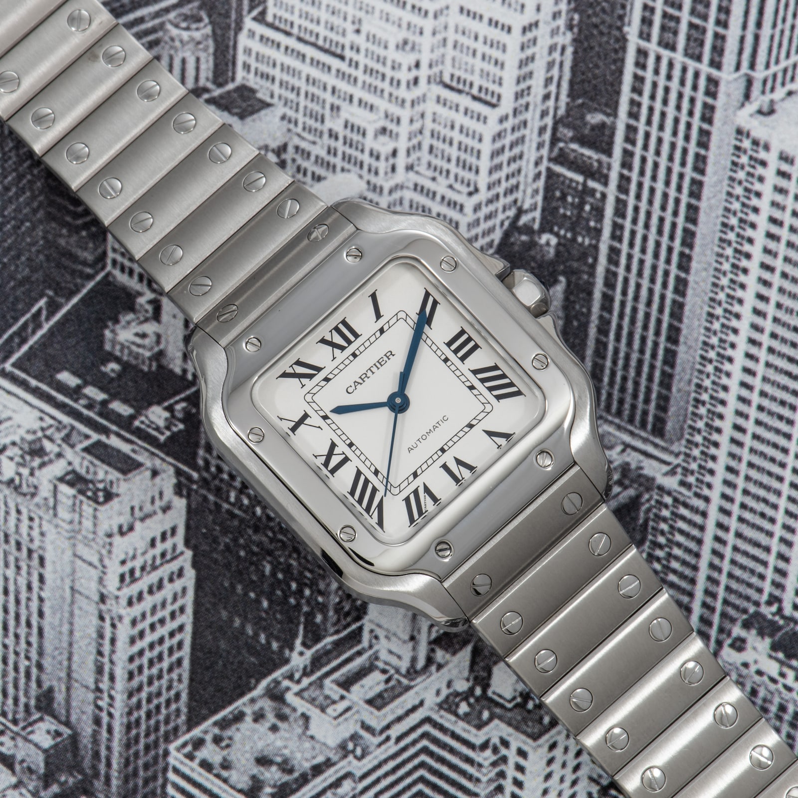 Pre-Owned Cartier Santos De Midsize