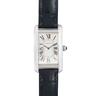 Pre-Owned Cartier Tank Americaine Platinum