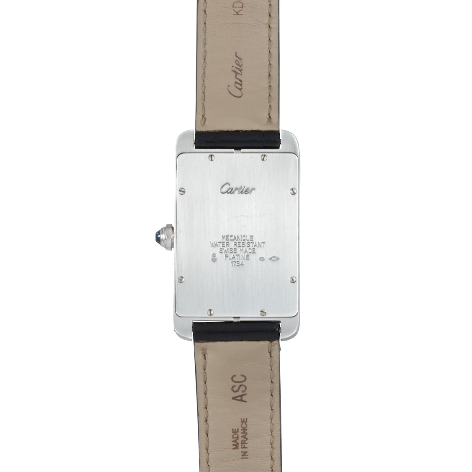 Pre-Owned Cartier Tank Americaine Platinum