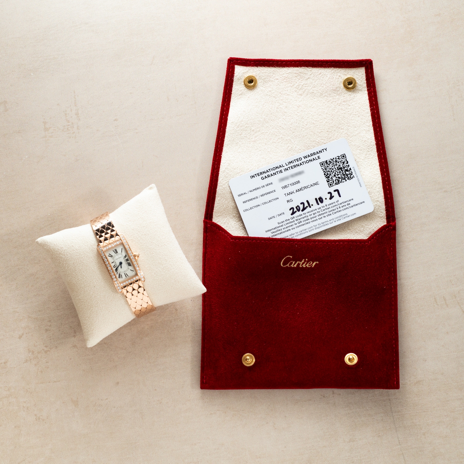 Pre-Owned Cartier Tank Americaine