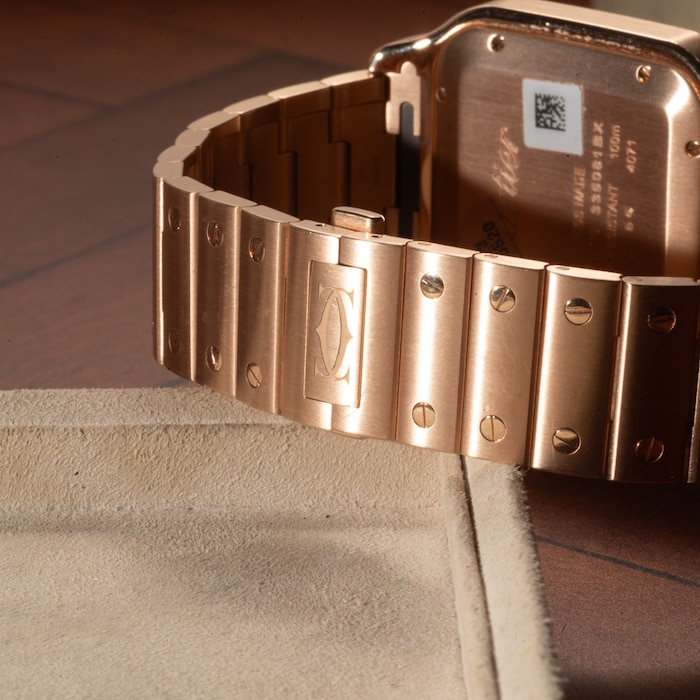 Pre-Owned Cartier Santos De Large