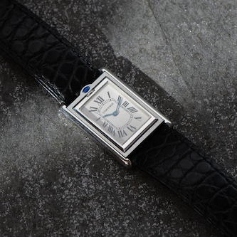 Pre-Owned Cartier Tank Basculante Mecanique