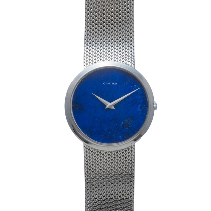 Pre-Owned Cartier White Gold Lapis by