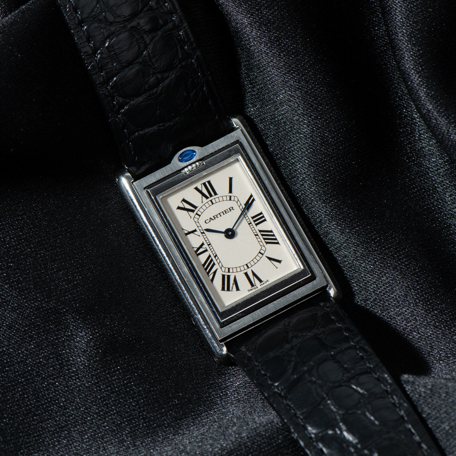 Pre-Owned Cartier Tank Basculante Mecanique