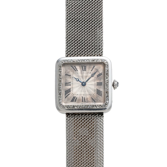 Pre-Owned Cartier Santos Platinum
