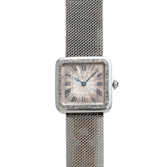 Pre-Owned Cartier Santos Platinum