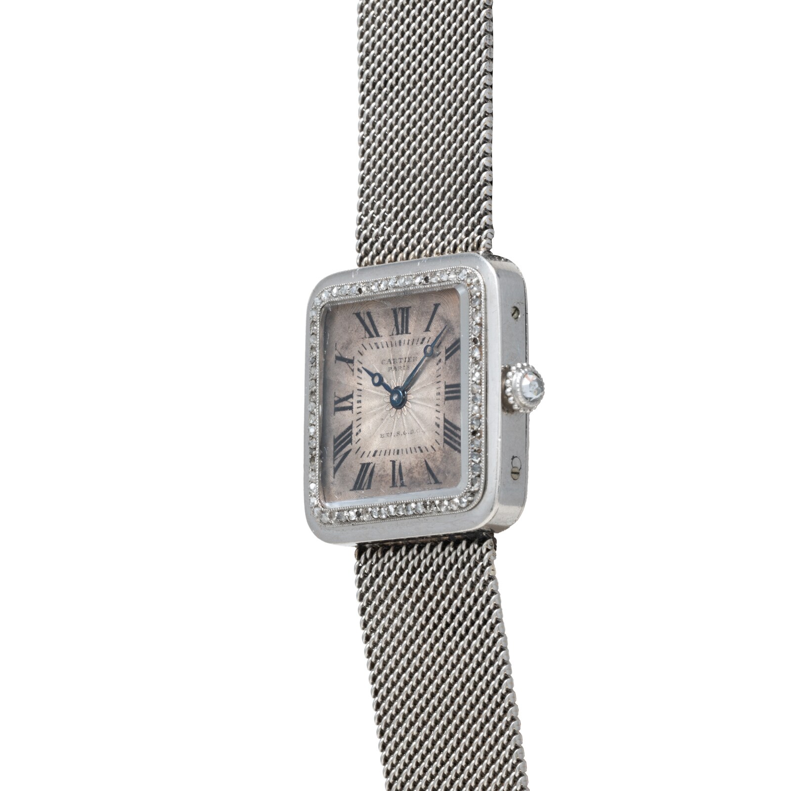 Pre-Owned Cartier Santos Platinum