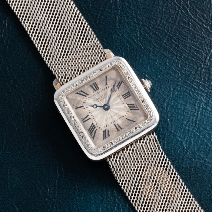 Pre-Owned Cartier Santos Platinum