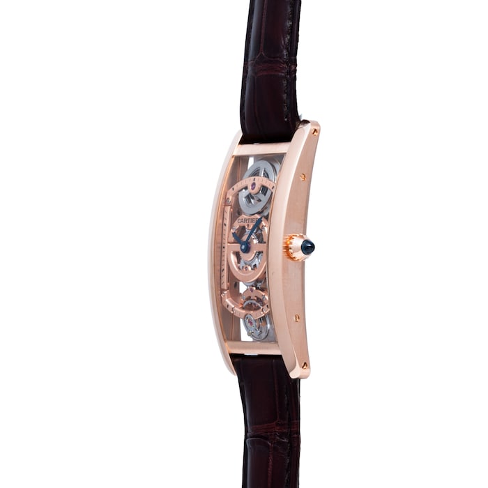 Pre-Owned Cartier Tank Cintreé Skeleton