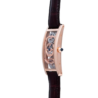 Pre-Owned Cartier Tank Cintreé Skeleton