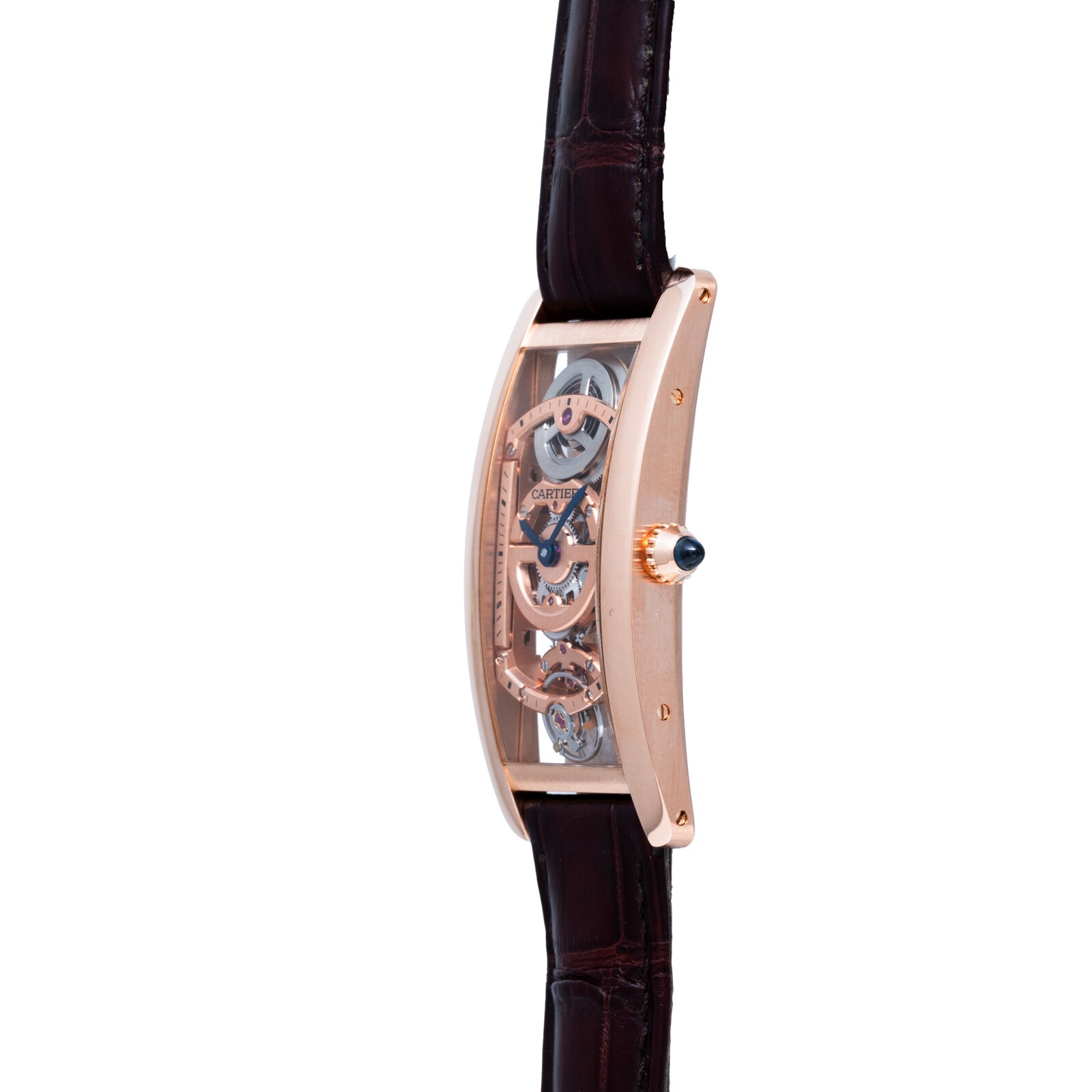 Pre-Owned Cartier Tank Cintreé Skeleton