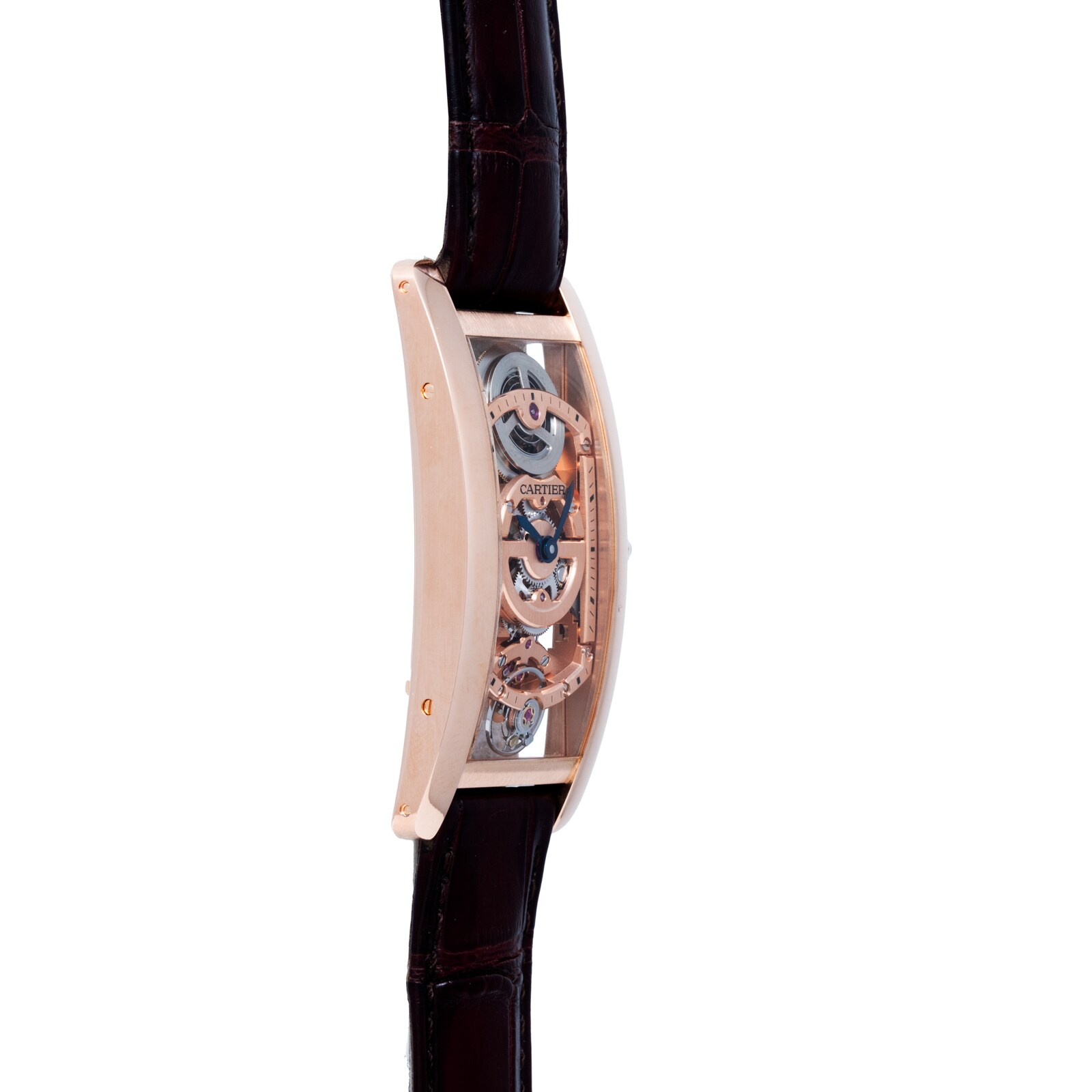 Pre-Owned Cartier Tank Cintreé Skeleton