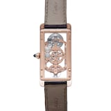 Pre-Owned Cartier Tank Cintreé Skeleton
