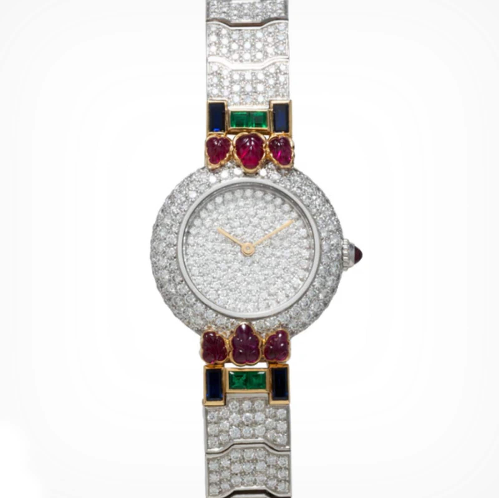 Pre-Owned Cartier Colisee 'Tutti Frutti' Diamond