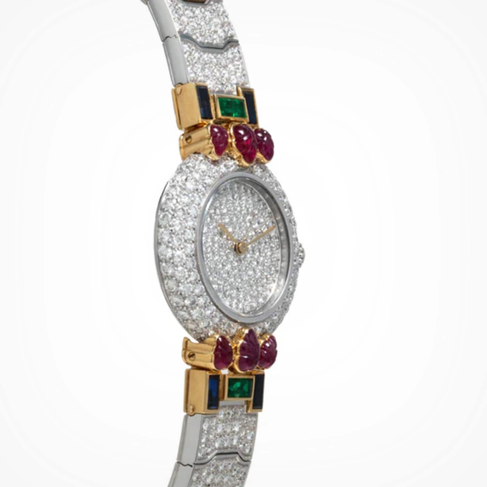 Pre-Owned Cartier Colisee 'Tutti Frutti' Diamond