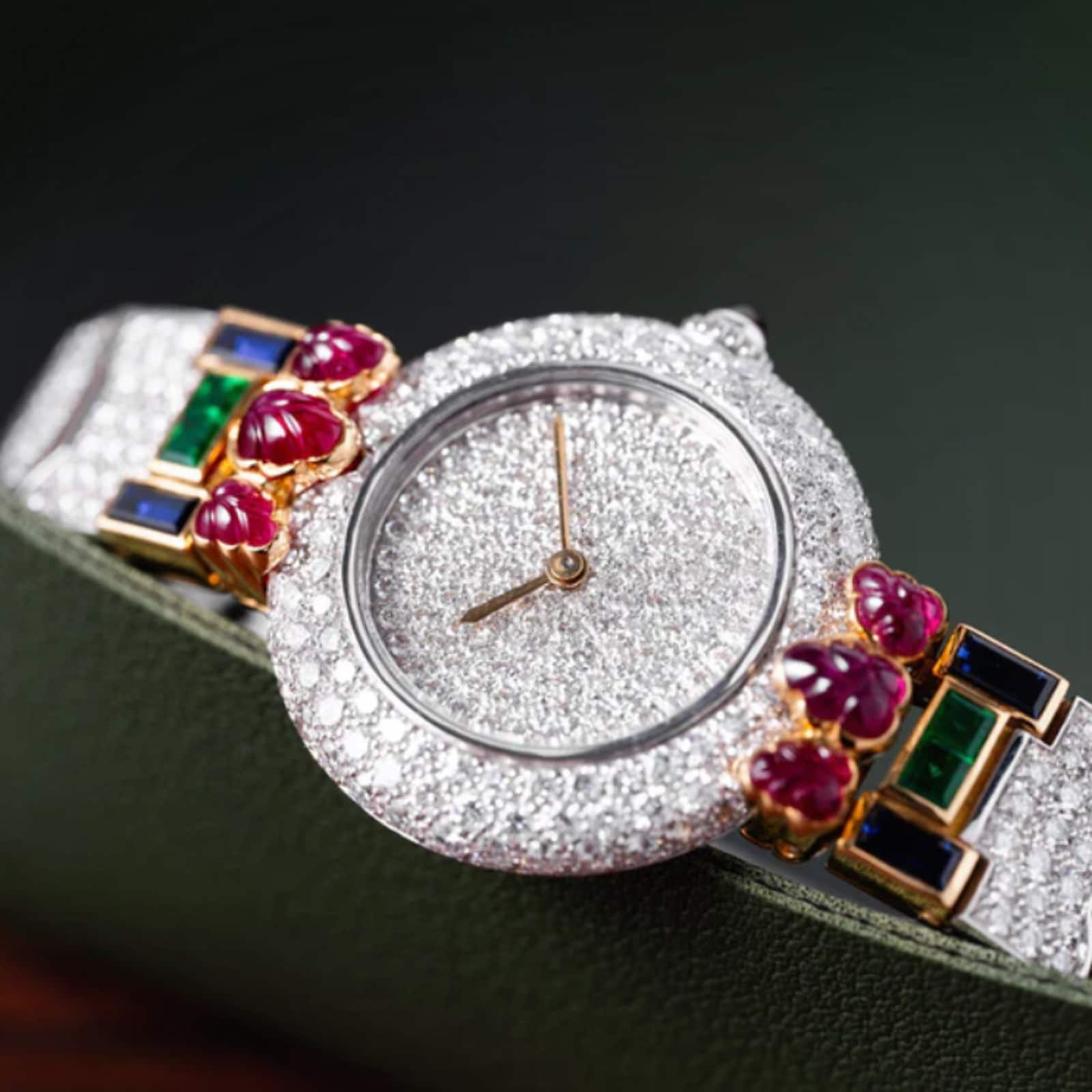 Pre-Owned Cartier Colisee 'Tutti Frutti' Diamond