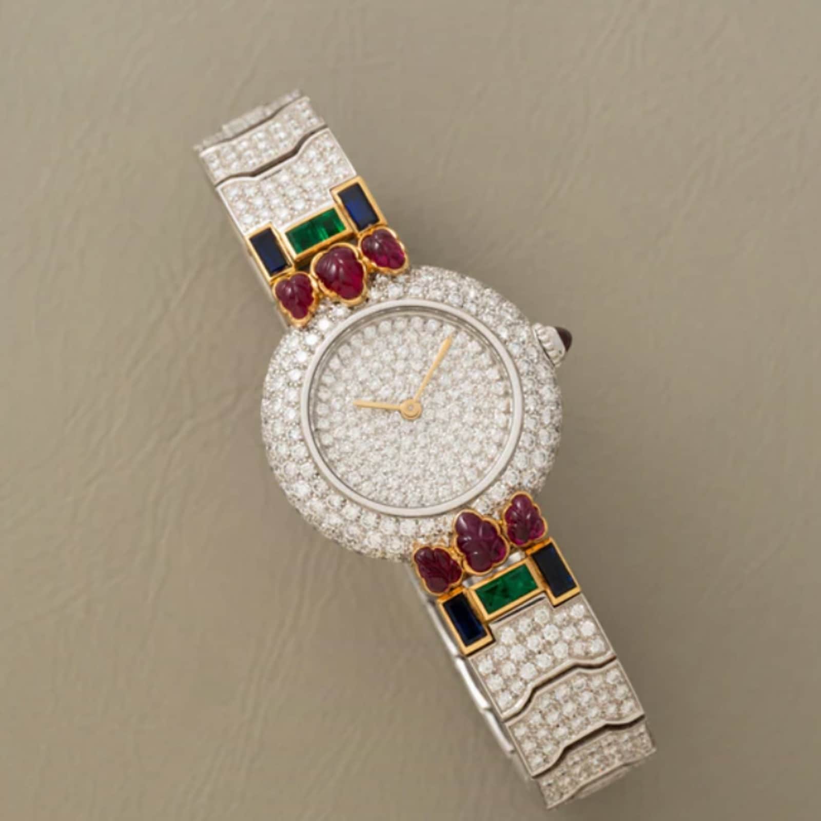 Pre-Owned Cartier Colisee 'Tutti Frutti' Diamond